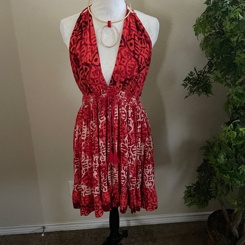 Free People halter dress.